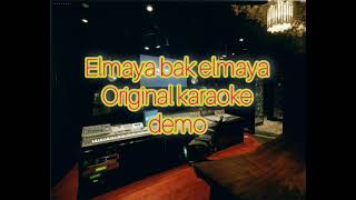 Elmalı  karaoke original demo [upl. by Moncear]