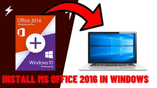 How to install MS Office 2016 ISO File in Windows 10 [upl. by Aztiraj521]