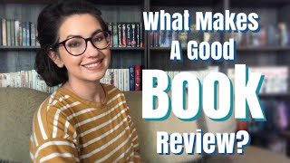 WHAT MAKES A GOOD BOOK REVIEW [upl. by Aerdnek]