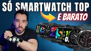 BOM E BARATO  QUAL O MELHOR SMARTWATCH PARA COMPRAR HOJE [upl. by Edda]