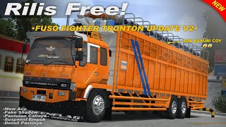 RILIS Update modd fuso gayor V2BUSSID FREEEDETAIL [upl. by Itsuj]