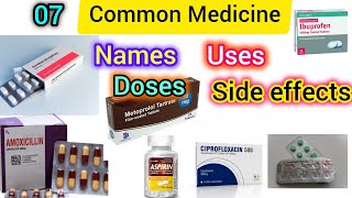 Common Medicine For General Medical PracticeMedicine Name and uses [upl. by Divad86]