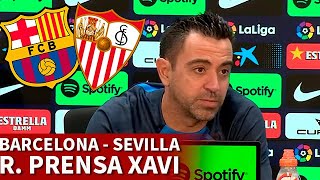 SEVILLA vs BARCELONA  XAVI rueda prensa BELLERÍN MARCOS ALONSO MEMPHIS AUBAMEYANGDIARIO AS [upl. by Blaze]