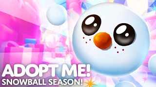 Adopt Me Update  Snowball Season Part 3 Of Winter 2022 Update [upl. by Raviv]