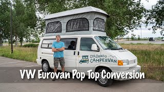 VW Eurovan Pop Top Conversion [upl. by Ademla754]