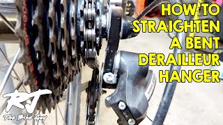 How To StraightenAlign A Bent Derailleur Hanger [upl. by Joost2]