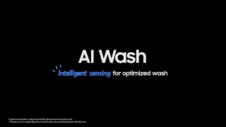 Intelligent sensing optimised washing  Samsung [upl. by Ainsley]