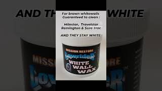 Whitewall Cleaner that works on Brownwalls  lowrider lowriders whitewallcleaner [upl. by Cherise929]