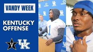 Kentucky footballs offense previews Vanderbilt [upl. by Alhan401]