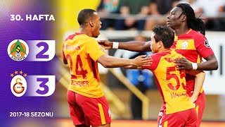 Alanyaspor 23 Galatasaray  30 Hafta  201718 [upl. by Ulrich948]