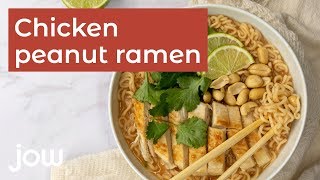 Recette du Chicken Peanut Ramen [upl. by Seth]