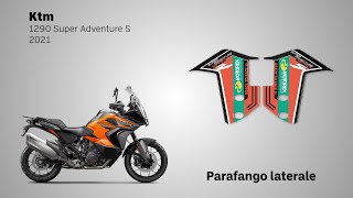 LabelBike® ADESIVI 3D Parasteli compatibili con Moto Ktm 1290 Super Adventure S 2021 [upl. by Celinka]