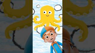 Lets Pretend to be an OCTOPUS 🐙 Blippi Learns about ANIMALS blippi shorts [upl. by Mont]