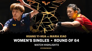 Huang YiHua vs Maria Xiao  WS R64  China Smash 2024 [upl. by Caryn379]