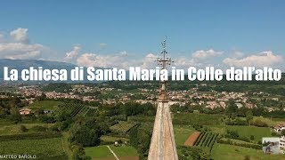 VOLO SULLA CHIESA DI SANTA MARIA IN COLLE DI MONTEBELLUNA CON DRONE [upl. by Yerrok]