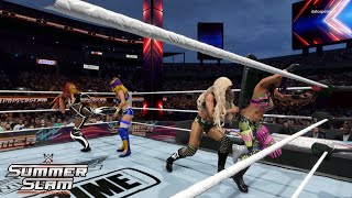 WWE 2K24 SUMMERSLAM PLE FOUR HORSEWOMEN MATCH [upl. by Gaskin]