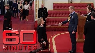 The funny question Prince William asked Rod Stewart during his knighthood  60 Minutes Australia [upl. by Aurita]