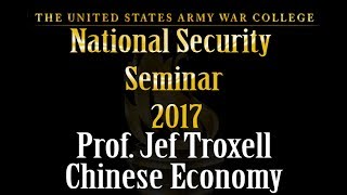 Chinese Economy Prof John Troxell [upl. by Lars]