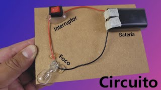 Circuito Eléctrico mas sencillo del Mundo [upl. by Zenda]