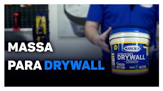 🔵MASSA PARA DRYWALL MAXCRYL  A MELHOR DO BRASIL [upl. by Elvin509]