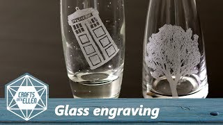 How To Engrave Glass With a Dremel  Beginners Tutorial [upl. by Gurevich]