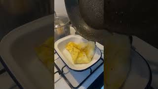 Cooking an omelette with cheese part 3 [upl. by Dlared]