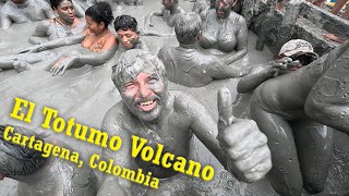 Therapeutic Adventure  Mud Bath in Totumo Volcano Colombia [upl. by Nagam171]