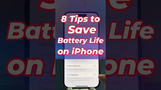 Save Battery life in iOS 181 on any iPhone 8 Tips ios18 iphone [upl. by Shargel]