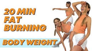 20 Minute Fat Burning Bodyweight Workout at Home  No Equipment  Lucy Wyndhamread [upl. by Znieh]