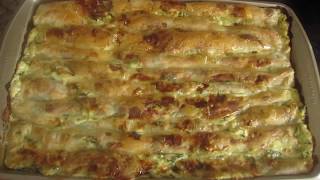 Spinach and cheese pitaZeljanica pita [upl. by Anthia]