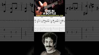 verse Time In A Bottle Fingerstyle Guitar Cover With Tab  Jim Croce [upl. by Michell]