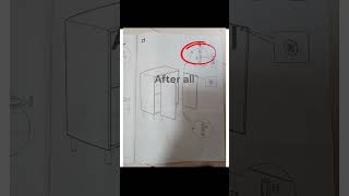 IKEA EKET seriesCauses and Solutions for not able to install the door Item No 59388004 shorts [upl. by Madea]