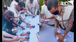 G Herbo And Southside Blindfold Themselves Playing Baby Shower Activities [upl. by Piotr]