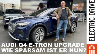 2024 Audi Q4 etron Upgrade Modellpflege Fahrbericht Test Verbrauch Update  Electric Drive Check [upl. by Mandler193]