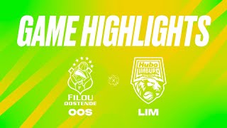 Filou Oostende vs Hubo Limburg United  Game Highlights [upl. by Prendergast917]