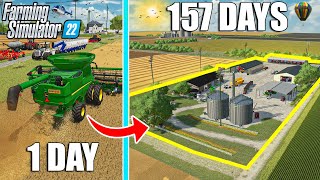 I SPENT 157 DAYS Becoming a 💵 MILLIONAIRE in FS22 TEXAS SUPERCUT  Farming Simulator 22 [upl. by Ainna717]