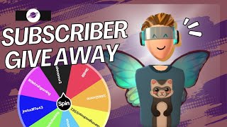 Subsriber Giveaway Live Stream [upl. by Dranreb52]