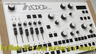 The Modor DR2 drum machine in 19 minutes [upl. by Aihsitan]