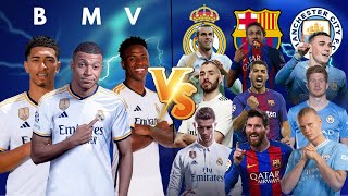 Bellingham MBAPPÉ Vinícius 🆚Ronaldos Teams 🆚Messis Teams 🆚Haalands Teams😱🔥 [upl. by Liagibba802]