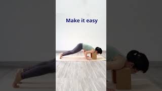 Bakasana to chaturanga shorts youtubeshorts yogashorts [upl. by Abil848]