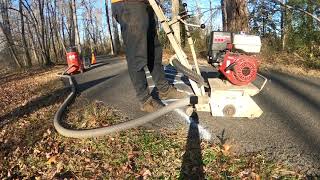 Destroying trail bump using a EDCO CPM8 scarifier 8x speed [upl. by Shoshanna]