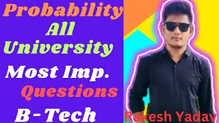 Continuous Random Variable ProbabilityAll UniversityMaths3 integration kx2dxErRakesh Yadav [upl. by Nylrak]