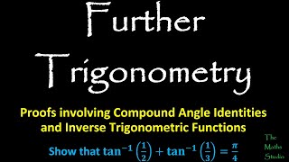 How to show or prove that arctan12arctan13π4 using tanαβ trigonometric identity [upl. by Wilder]