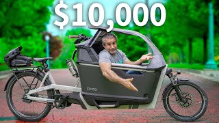 I Tested The Boujiest Cargo Bike You Can Buy [upl. by Eynenihc]