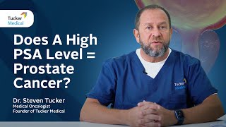 Does High PSA Levels  Prostate Cancer  Dr Steven Tucker [upl. by Erna]