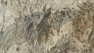 Los Frailes pit walls with massive sulphides VMS in dark Emerita Resources [upl. by Halpern]