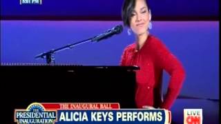 Alicia Keys  Obamas Inaugural Event [upl. by Aseret]