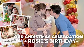 OUR CHRISTMAS CELEBRATION  ROSIES BIRTHDAY  Jessy Mendiola [upl. by Jilleen]