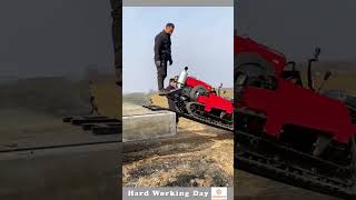 The Process Of Checking The Power Of Digging Tractor [upl. by Petit]