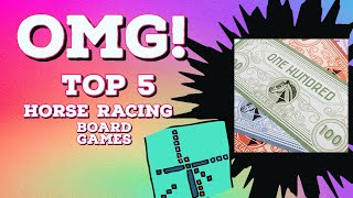 Top 5 Horse Racing Board Games [upl. by Fotina]